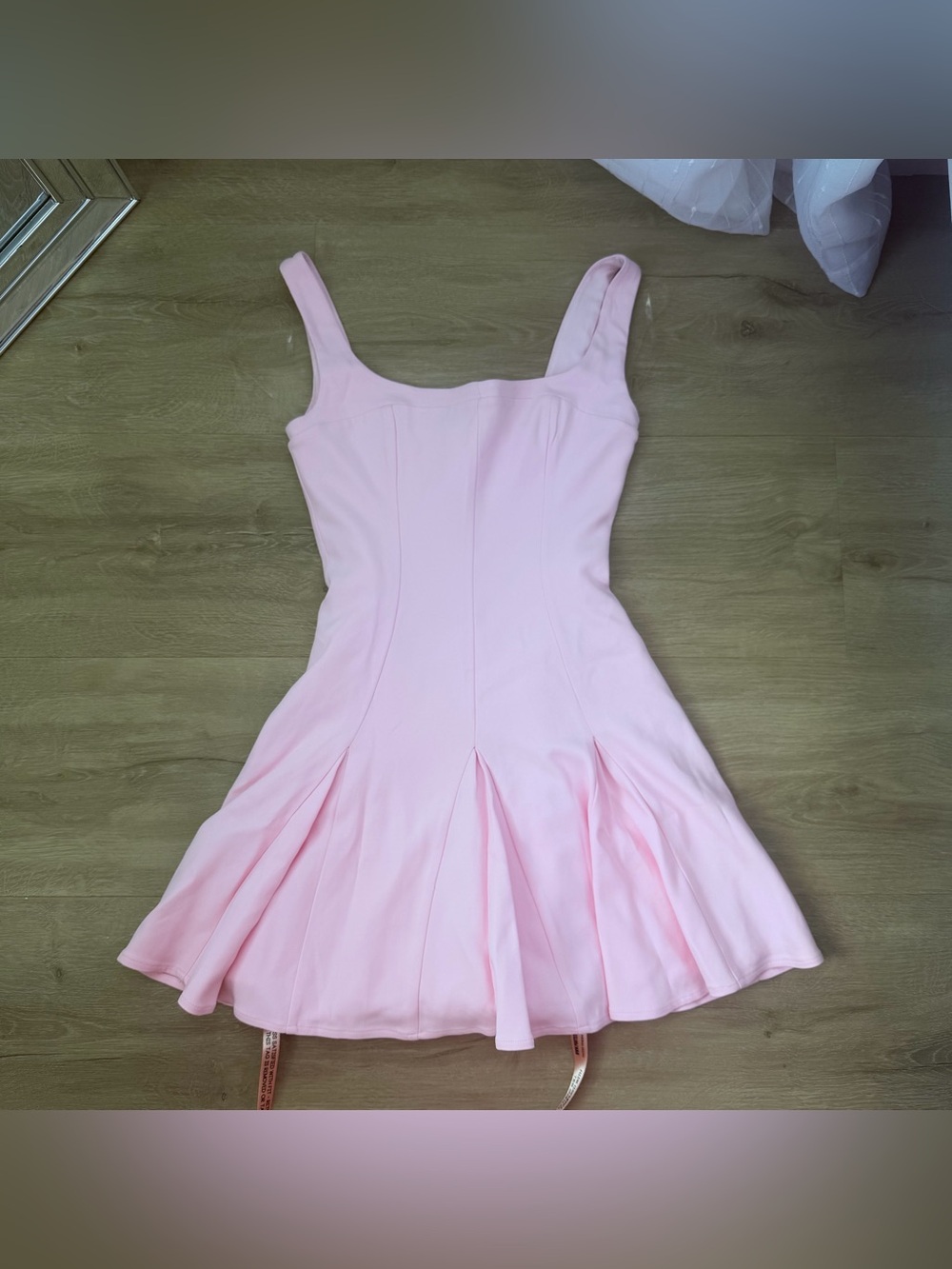 HOUSE OF CB Amelie Paneled Minidress in Ballerina Pink